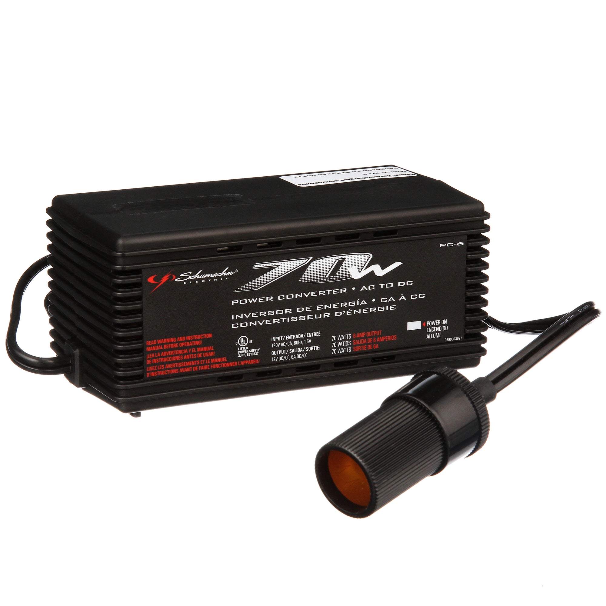 PC-6 120AC to 6A 12V DC Power Converter