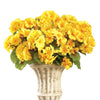 Collections Etc Artificial Geranium Floral Bush, Set of 3 - Maintenance Free Artificial Flowers